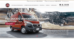 Desktop Screenshot of major-fiat.ru